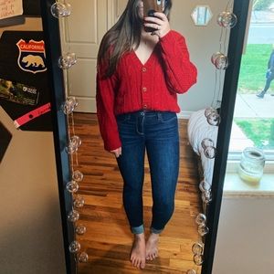 VINTAGE LL Bean Chunky Knit cardigan